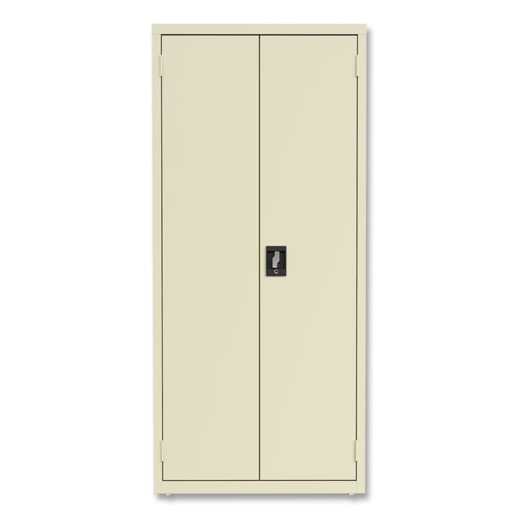 ALERA Economy Assembled Storage Cabinets, 4 Shelves, 30" x 15" x 66", Putty (ALEHCM6615PY)