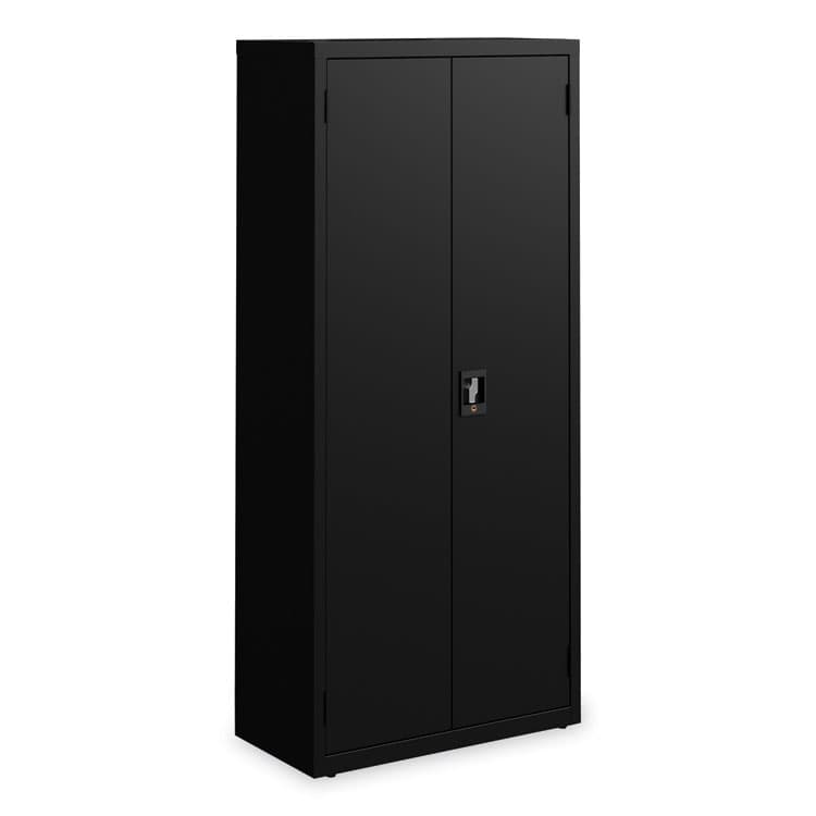 ALERA Economy Assembled Storage Cabinets, 4 Shelves, 30" x 15" x 66", Black (ALEHCM6615BK) thumbnail 3