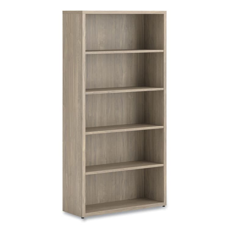 HON COMPANY 10500 Series Laminate Bookcase, Five Shelves, 36" x 13" x 71", Kingswood Walnut (HON105535LKI1)