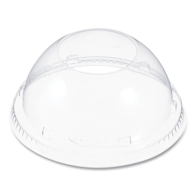 DART Cappuccino Dome Sipper Lids, Fits 30 oz to 32 oz Hot Cups, Plastic, Clear, 50/Pack, 20 Packs/Carton (DCC20LCDH)