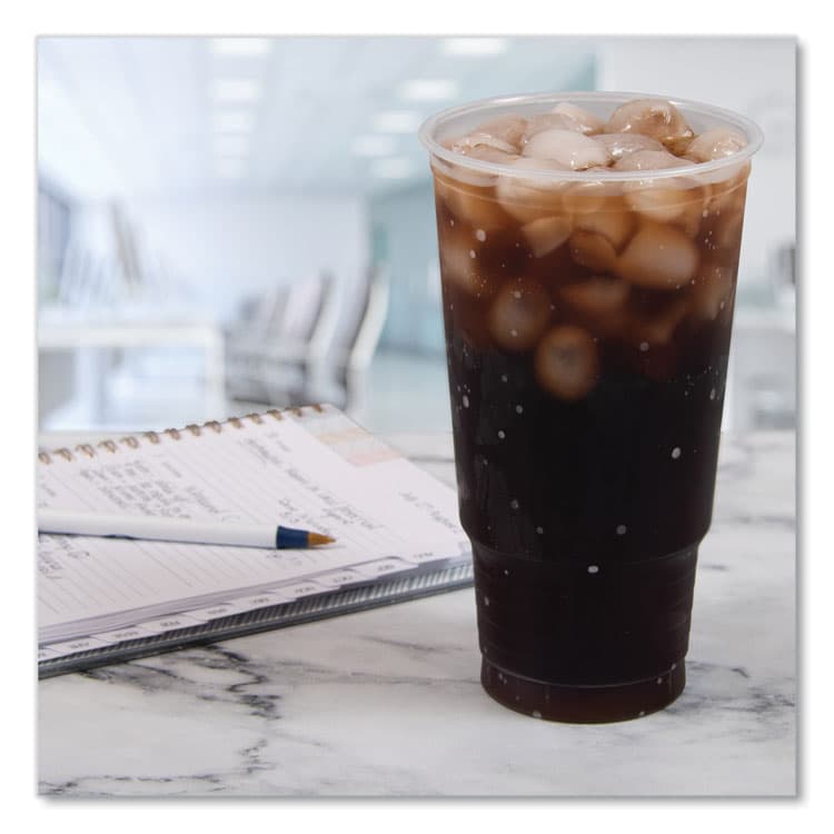 DART Conex ClearPro Plastic Cold Cups, 32 oz, Clear, 25/Bag, 20 Bags/Carton (DCC32P) thumbnail 4