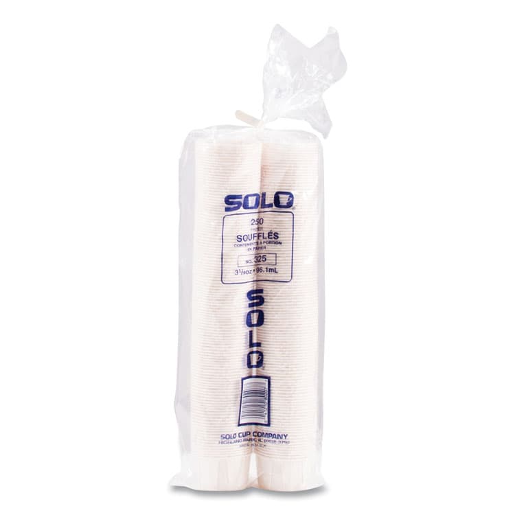 DART Paper Portion Cups, ProPlanet Seal, 3.25 oz, White, 250/Bag, 20 Bags/Carton (SCC325) thumbnail 3