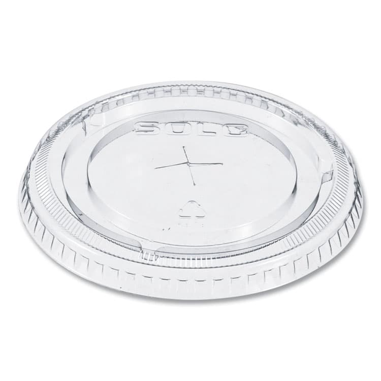 DART Straw-Slot Cold Cup Lids, Fits 9 oz to 20 oz Cold Cups, Plastic, Clear, 100/Sleeve, 10 Sleeves/Carton (DCC662TSCT)