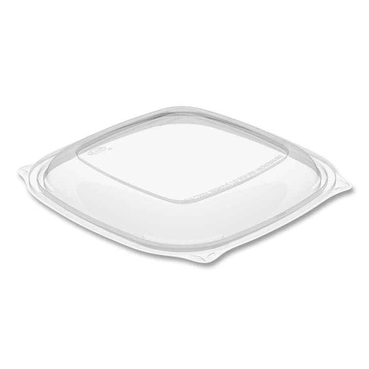 DART PresentaBowls Pro Clear Square Lids for 24 oz to 32 oz Bowls, 8.5 x 8.5 x 0.5, Clear, Plastic, 63/Bag, 4 Bags/Carton (DCCC2464BDL)