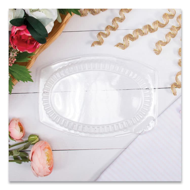 DART Dome Covers for Dinnerware, Clear, Plastic, 125/Bag, 4 Bags/Carton (DCCCL9PR) thumbnail 4