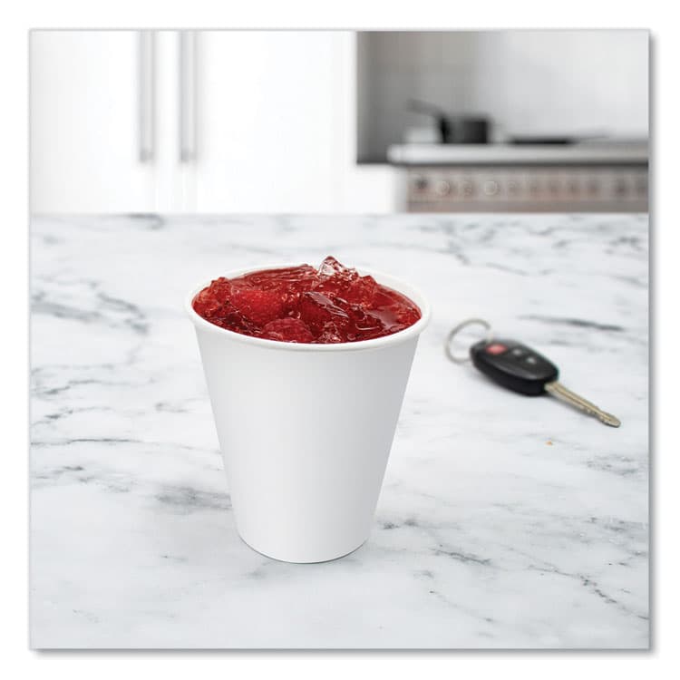 DART Double-Sided Poly (DSP) Paper Cold Cups, 12 oz, White, 2,000/Carton (SCCRP12SP2050) thumbnail 4