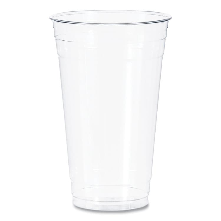 DART Ultra Clear PETE Cold Cups, 24 oz, Plastic, Clear, 50/Sleeve, 12 Sleeves/Carton (DCCTD24)