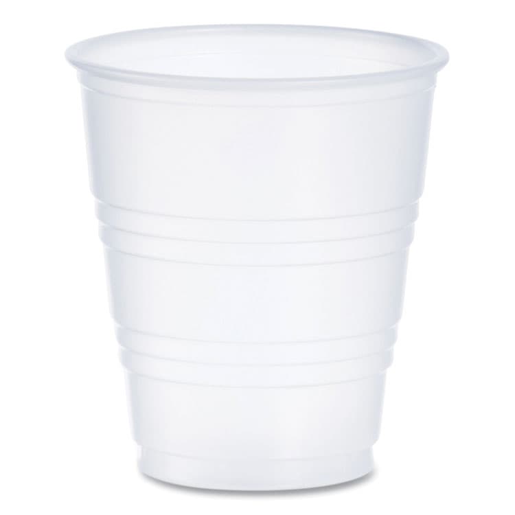 DART High-Impact Polystyrene Cold Cups, 5 oz, Plastic, Translucent, 100/Pack (DCCY5PK)