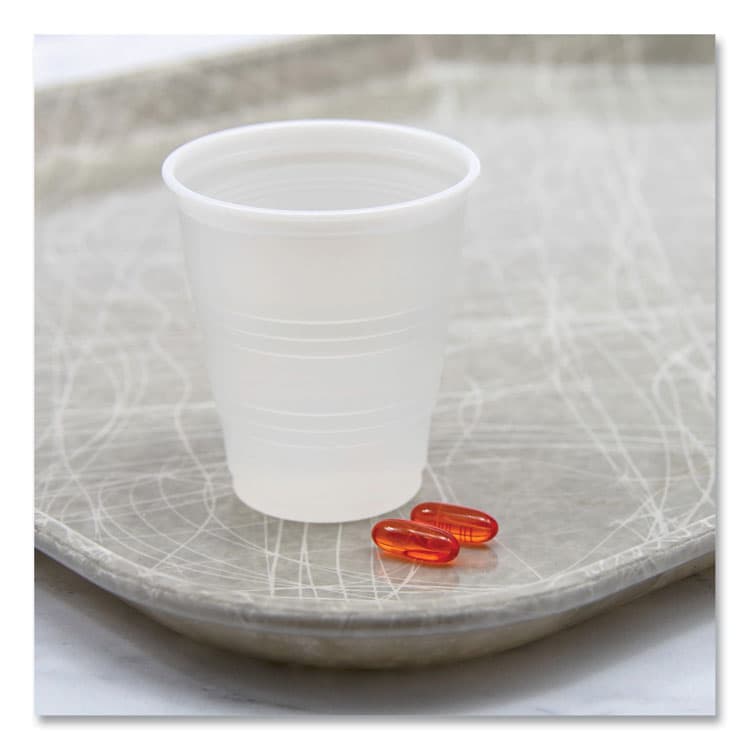 DART High-Impact Polystyrene Cold Cups, 5 oz, Plastic, Translucent, 100/Pack (DCCY5PK) thumbnail 4