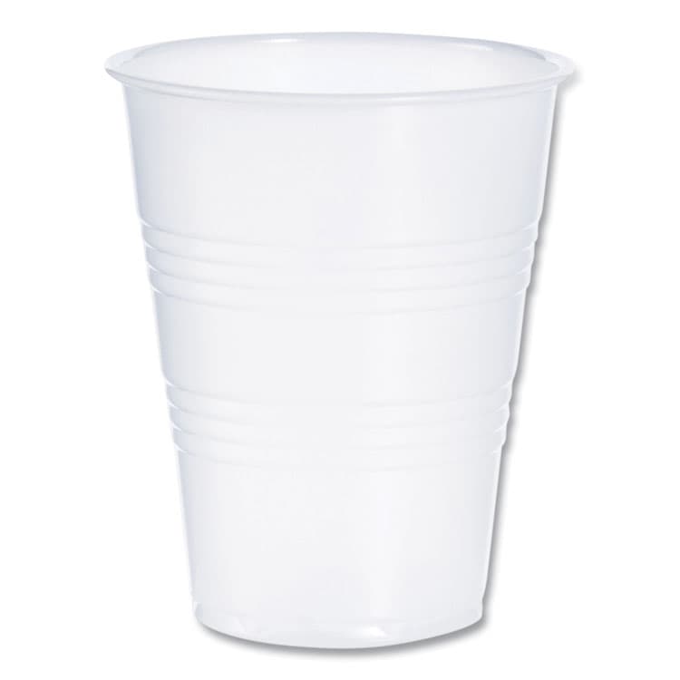 DART High-Impact Polystyrene Cold Cups, 9 oz, Plastic, Translucent, 100/Sleeve, 25 Sleeves/Carton (DCCY9CT)