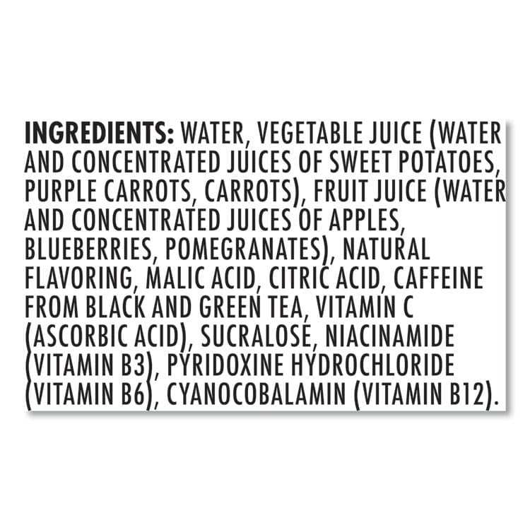 CAMPBELL'S V8 Plus ENERGY, Pomegranate Blueberry, 8 oz Can, 24/Carton (GRR35100014) thumbnail 3
