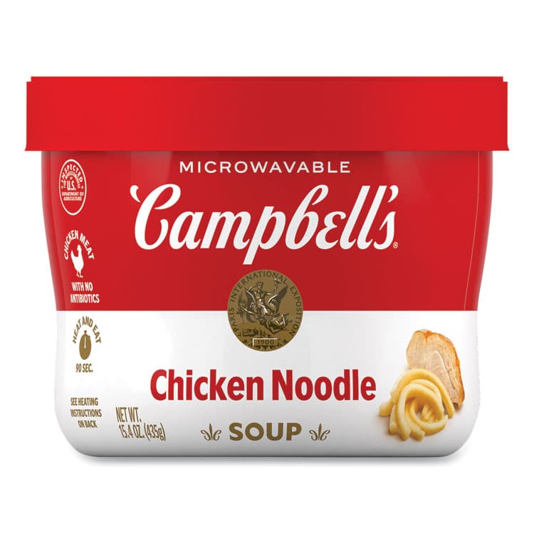 CAMPBELL'S Chicken Noodle, 15.4 oz Bowl, 8/Carton (GRR35100010)