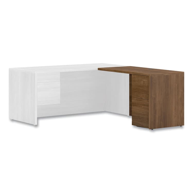 HON COMPANY 10500 Series Return with Full-Height Pedestal, Right, 48" x 24" x 29.5", Pinnacle (HON105905RPINC) thumbnail 4