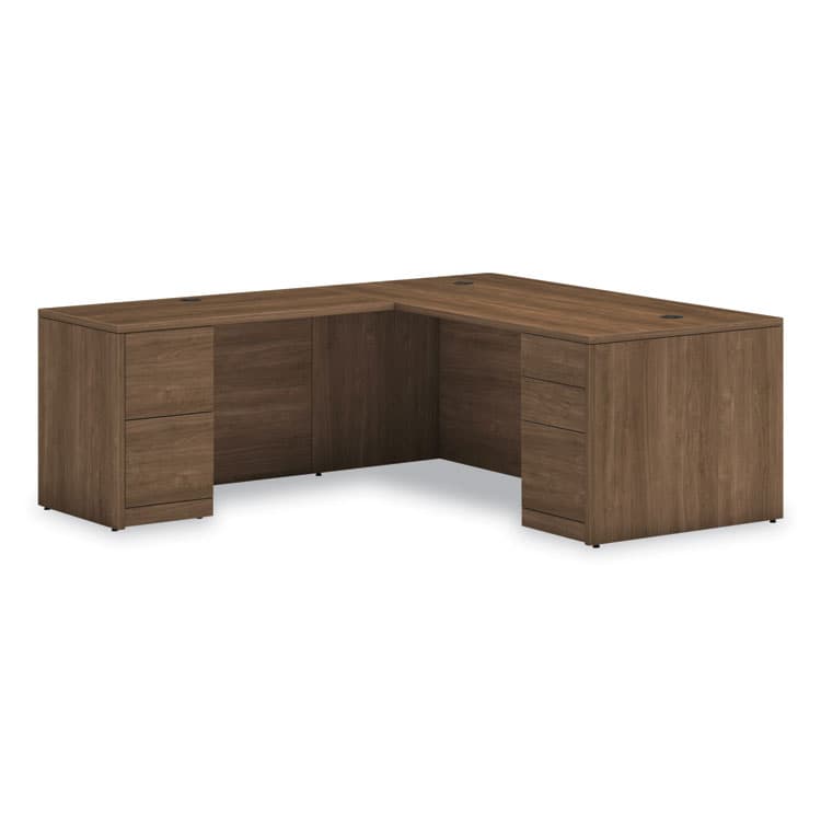 HON COMPANY 10500 Series Single Full-Height Pedestal Desk, Right: Box/Box/File, 72" x 36" x 29.5", Pinnacle (HON105895RPINC) thumbnail 4