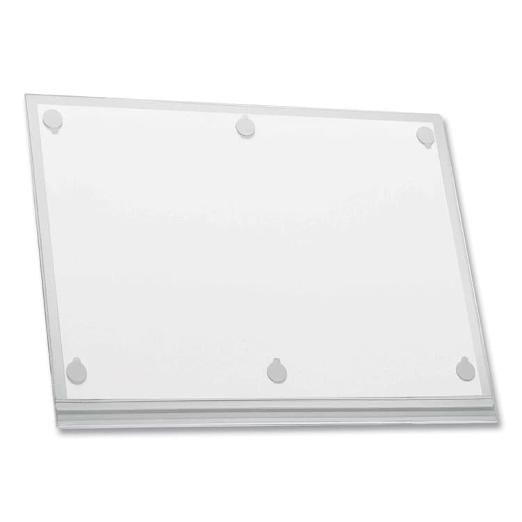 DURABLE OFFICE PRODUCTS CORP. Self-Adhesive Water-Resistant Sign Holder, 11 x 17, Clear Frame, 5/Pack (DBL501719) thumbnail 3