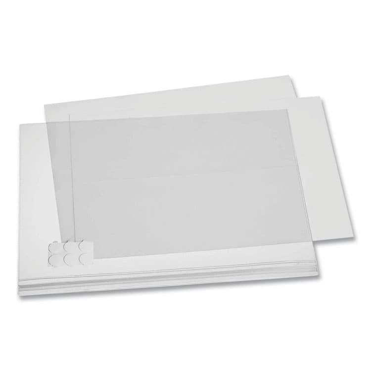 DURABLE OFFICE PRODUCTS CORP. Self-Adhesive Water-Resistant Sign Holder, 11 x 17, Clear Frame, 5/Pack (DBL501719)