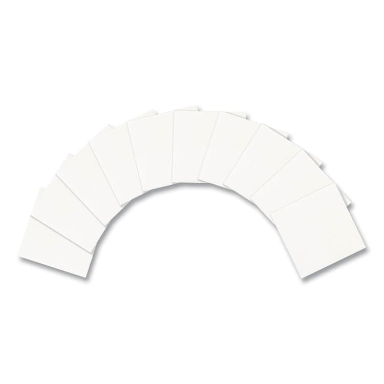 3M/COMMERCIAL TAPE DIV. Transparent Notes, 2.88" x 2.88", Clear, 36 Sheets/Pad, 10 Pads/Pack (MMM600TRSPT10PK) thumbnail 3