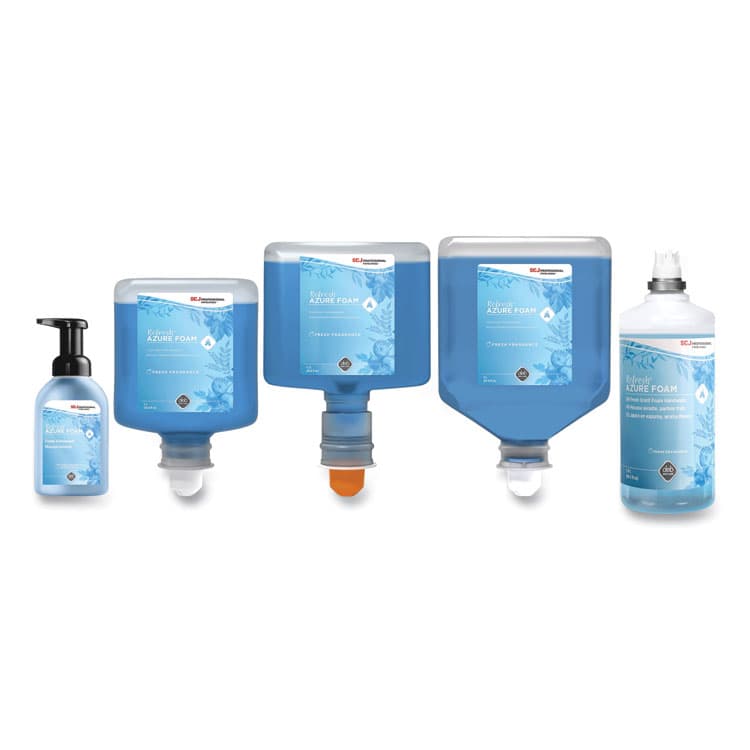 SC JOHNSON Refresh Foaming Hand Soap Refill, Fresh Scent, 2 L, 4/Carton (SJNAZU2LT) thumbnail 4