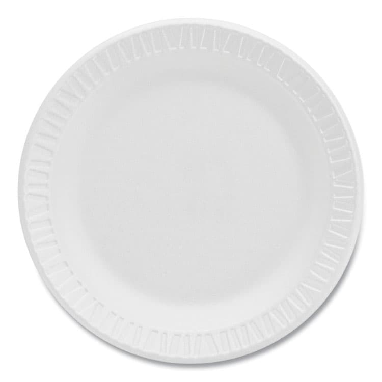 DART Concorde Foam Plate, 6" dia, White, 1,000/Carton (DCC6PWCR)