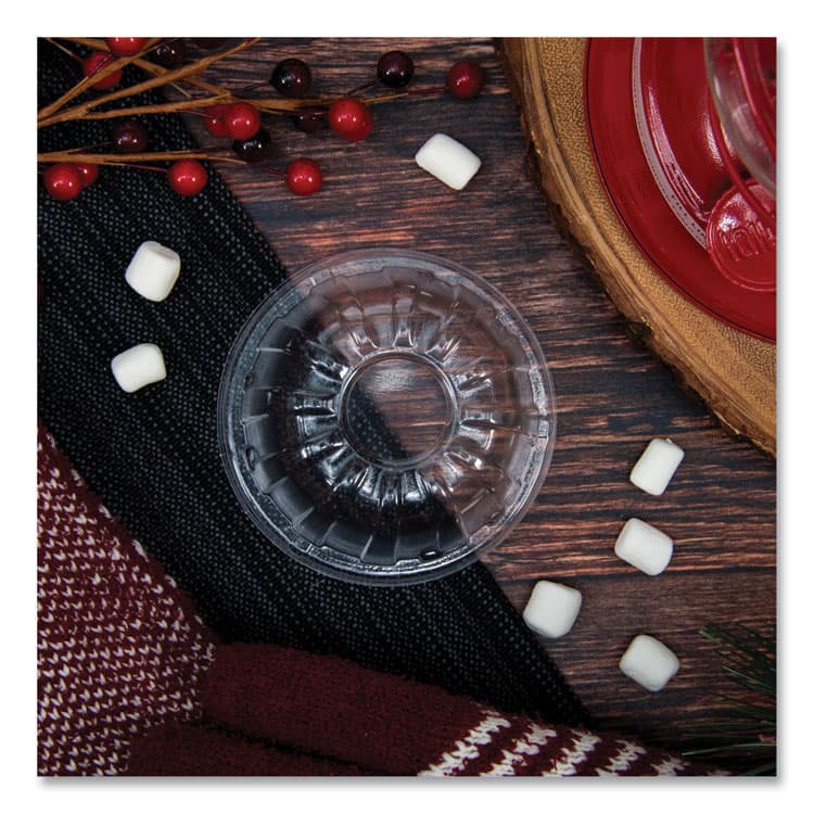 DART D-T Sundae/Cold Cup Lids, Fits 6 oz/8 oz/12 oz Cold Cups, Plastic, Clear, 50/Pack, 20 Packs/Carton (DCC12HDLC) thumbnail 4