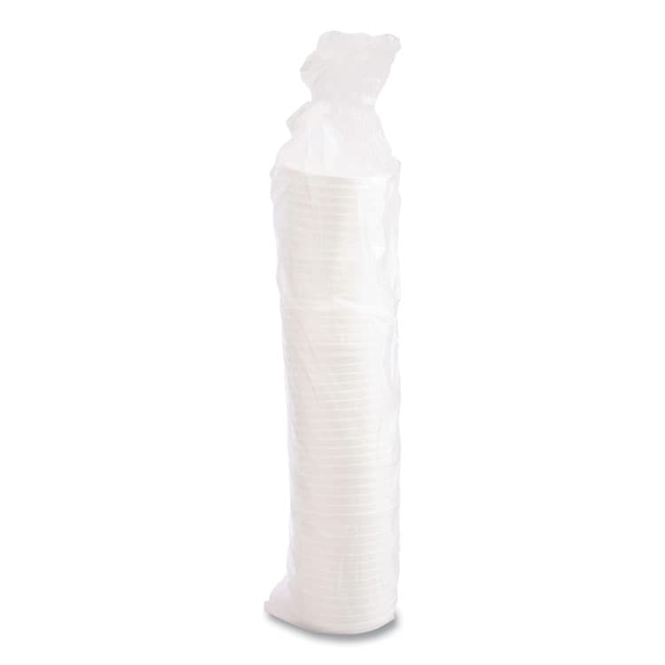 DART Vented Foam Lids, Fits 6 oz to 32 oz Hot Cups, White, 50/Pack, 10 Packs/Carton (DCC20RL) thumbnail 2