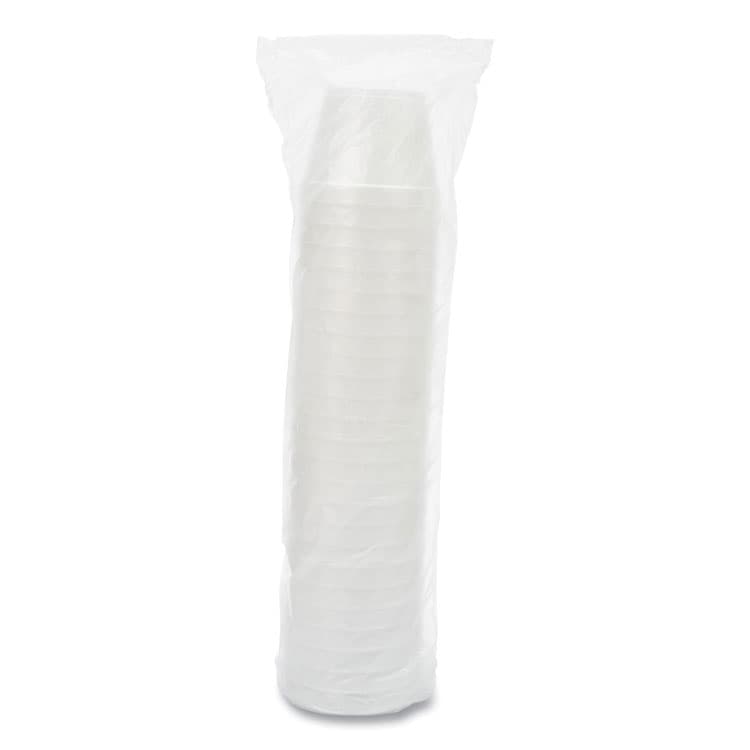 DART Foam Containers, 24 oz, White, 25/Bag, 20 Bags/Carton (DCC24MJ48) thumbnail 3