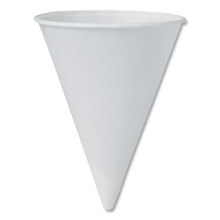 DART Cone Water Cups, ProPlanet Seal, 4.25 oz, Paper, White, 200/Bag, 25 Bags/Carton (SCC42R2050)