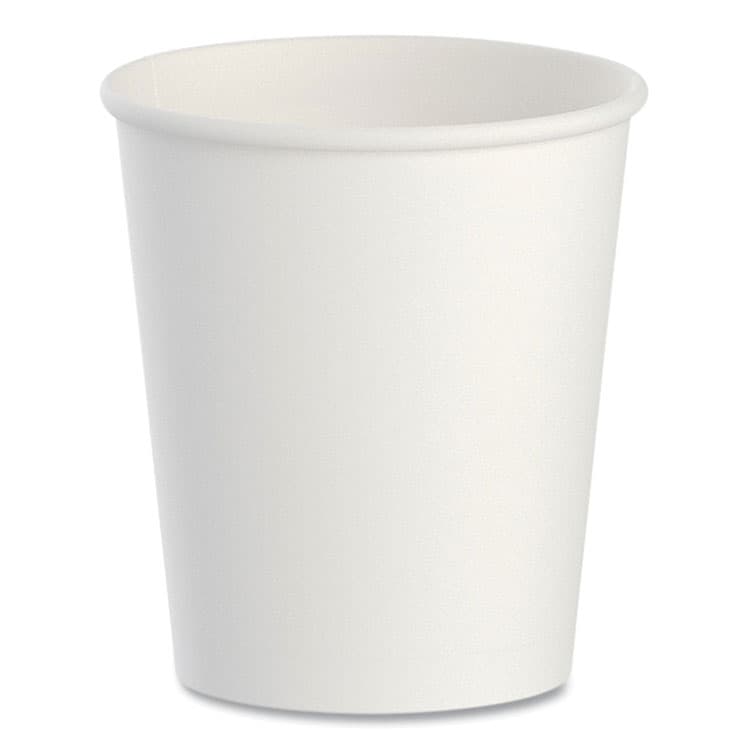 DART Paper Water Cups, ProPlanet Seal, 3 oz, White, 100/Bag, 50 Bags/Carton (SCC44CT)
