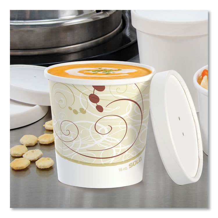 DART Flexstyle Double Poly Food Combo Packs, 16 oz, Symphony, Paper, 25 Combos/Sleeve, 10 Sleeves/Carton (SCCKHB16ASYM) thumbnail 4