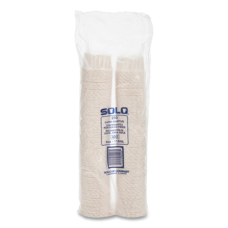 DART Paper Portion Cups, ProPlanet Seal, 4 oz, White, 250/Bag, 20 Bags/Carton (SCC400) thumbnail 4