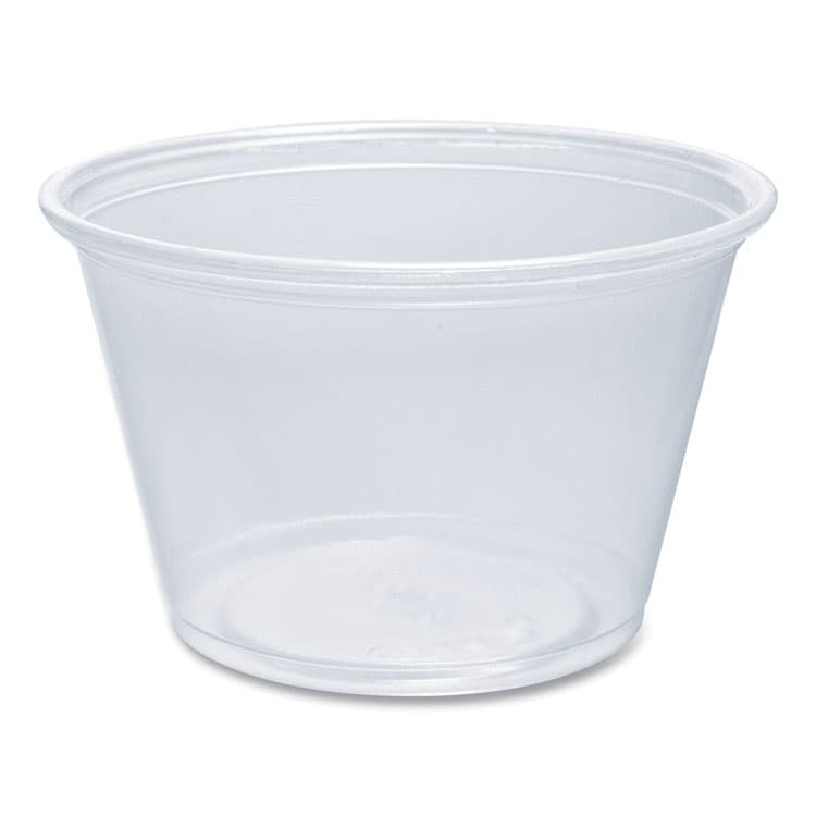 DART Conex Complements Portion/Medicine Cups, 4 oz, Plastic, Clear, 125/Bag, 20 Bags/Carton (DCC400PC)