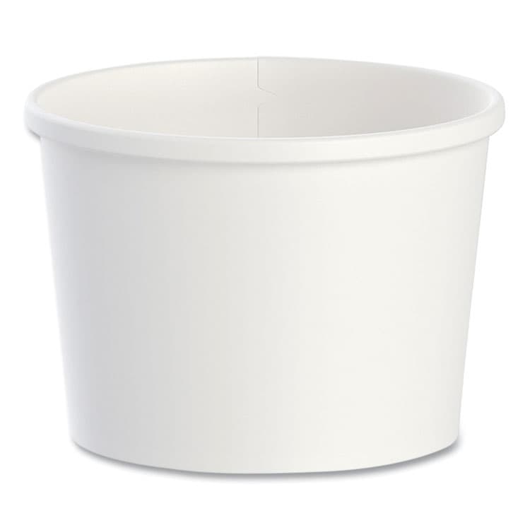 DART Flexstyle Double Poly Paper Containers, 12 oz, 3.6" Diameter, White, Paper, 25/Bag, 20 Bags/Carton (SCCHS4125WH)