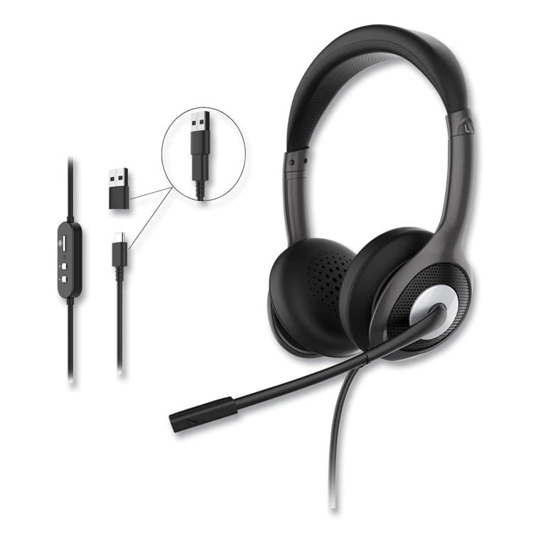 CREATIVE MARKETING, . HS5600SU Connect USB Stereo Headset with Boom Microphone (MHSHS5600SU) thumbnail 4