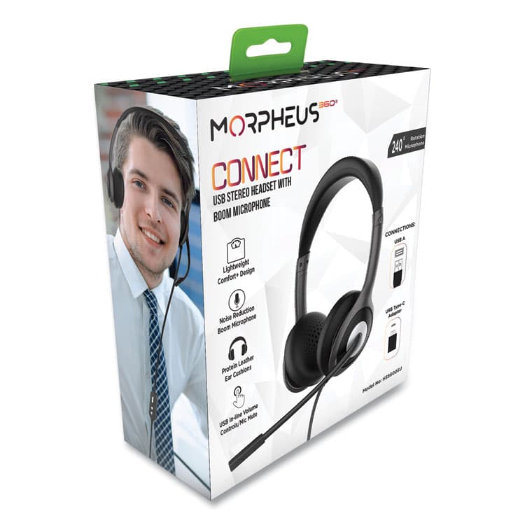 CREATIVE MARKETING, . HS5600SU Connect USB Stereo Headset with Boom Microphone (MHSHS5600SU) thumbnail 2