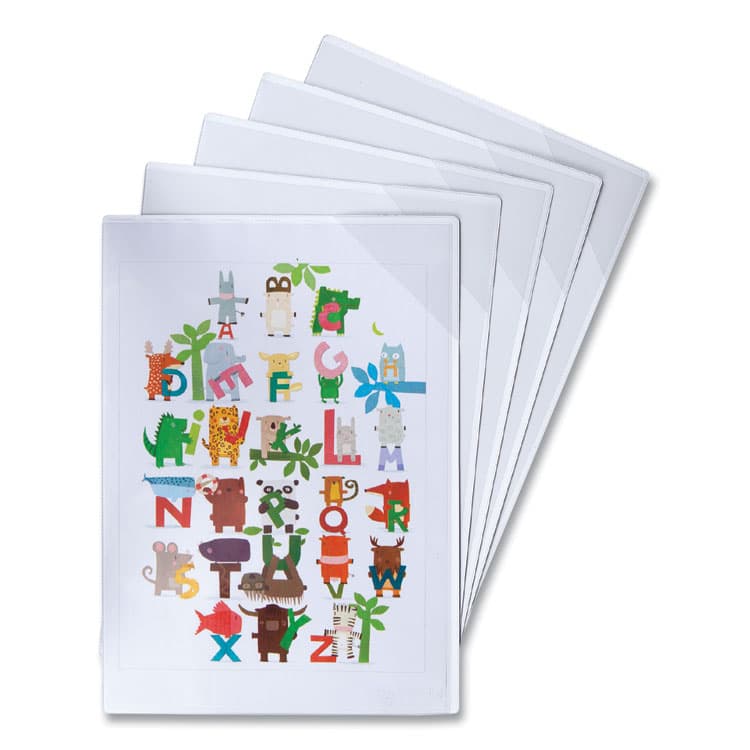 TARIFOLD, . Easy Load Magnetic Pocket with Corner Closure, 14 x 11, Clear Frame, 5/Pack (TFIP194694) thumbnail 2