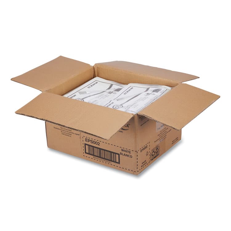 ECO-PRODUCTS,INC. EcoSense Renewable Plant Starch Cutlery, Fork, Plastic, Cream, 50/Pack, 20 Packs/Carton (WNAEPS002) thumbnail 3