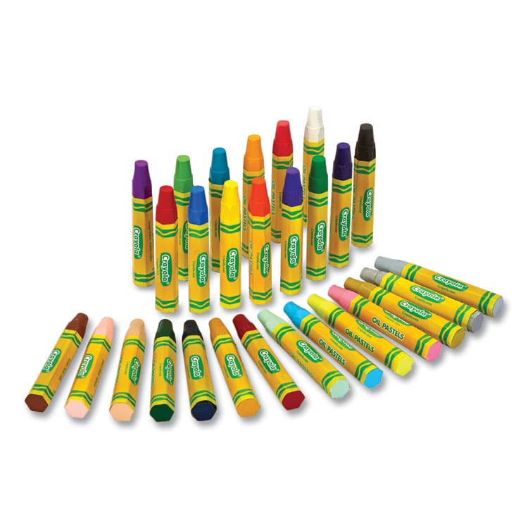 BINNEY & SMITH / CRAYOLA Oil Pastels, 28 Assorted Colors, 28/Pack (CYO524628) thumbnail 2