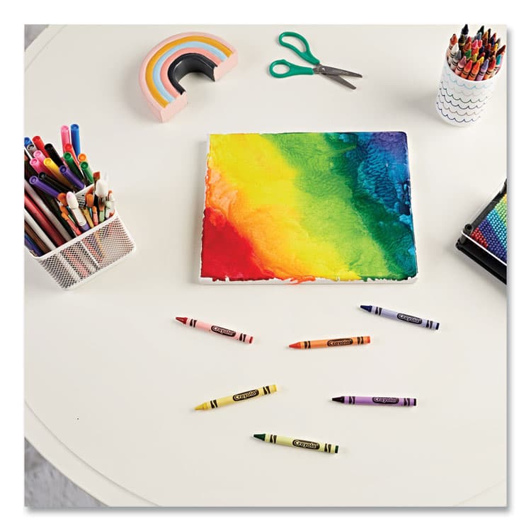 BINNEY & SMITH / CRAYOLA Watercolor Mixing Set, 7 Assorted Colors, Palette Tray (CYO530081) thumbnail 4