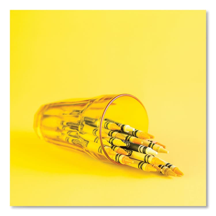 BINNEY & SMITH / CRAYOLA Bulk Crayons, Regular Size, 0.31" x 3.63", Yellow, 12/Box (CYO520836034) thumbnail 2