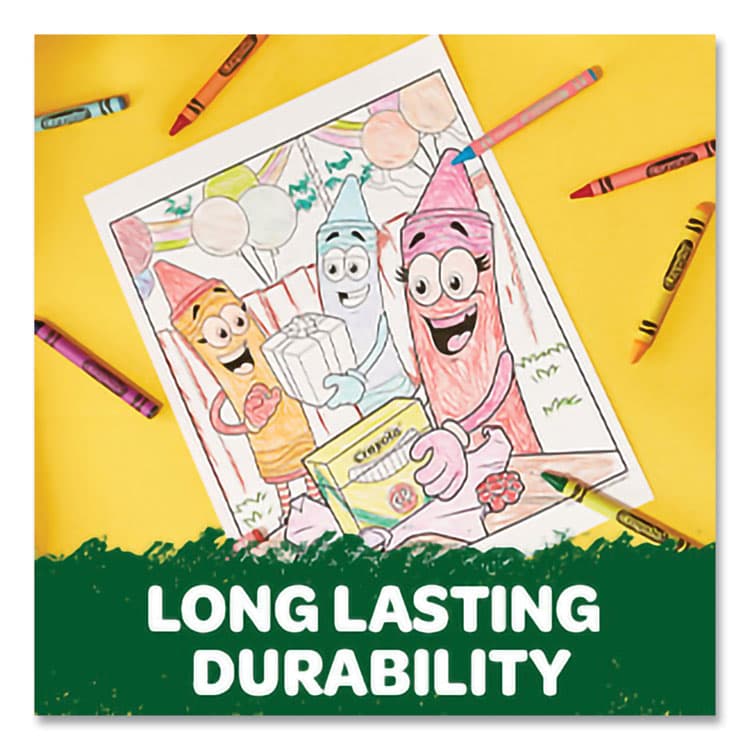 BINNEY & SMITH / CRAYOLA Bulk Crayons, Regular Size, 0.31" x 3.63", Orange, 12/Box (CYO520836036) thumbnail 3