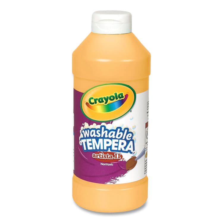 BINNEY & SMITH / CRAYOLA Artista II Washable Tempera Paint, Peach, 16 oz Bottle (CYO543115033)