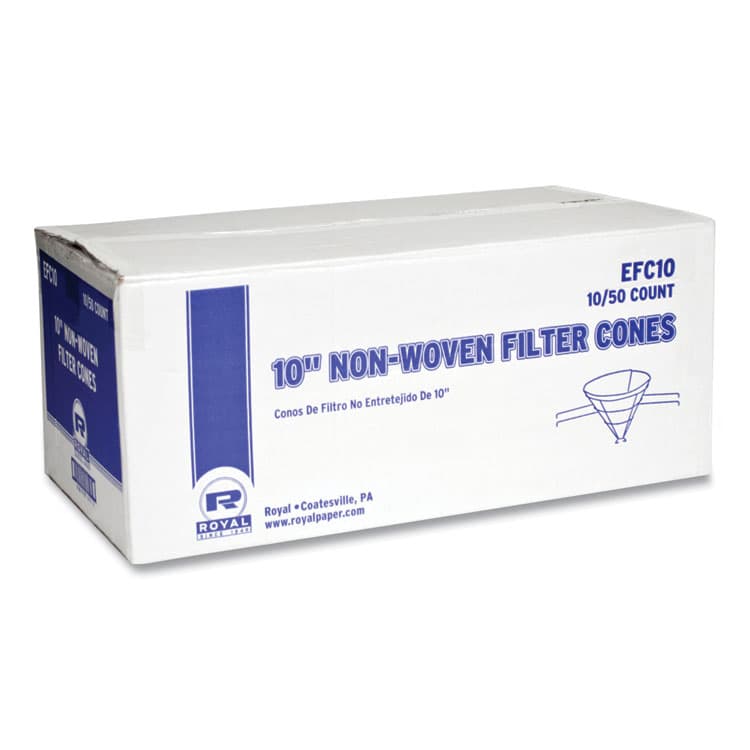 AMERCAREROYAL Filter Cones, For Fry Oil, 10" Non-Woven, 500/Carton (RPPEFC10) thumbnail 4