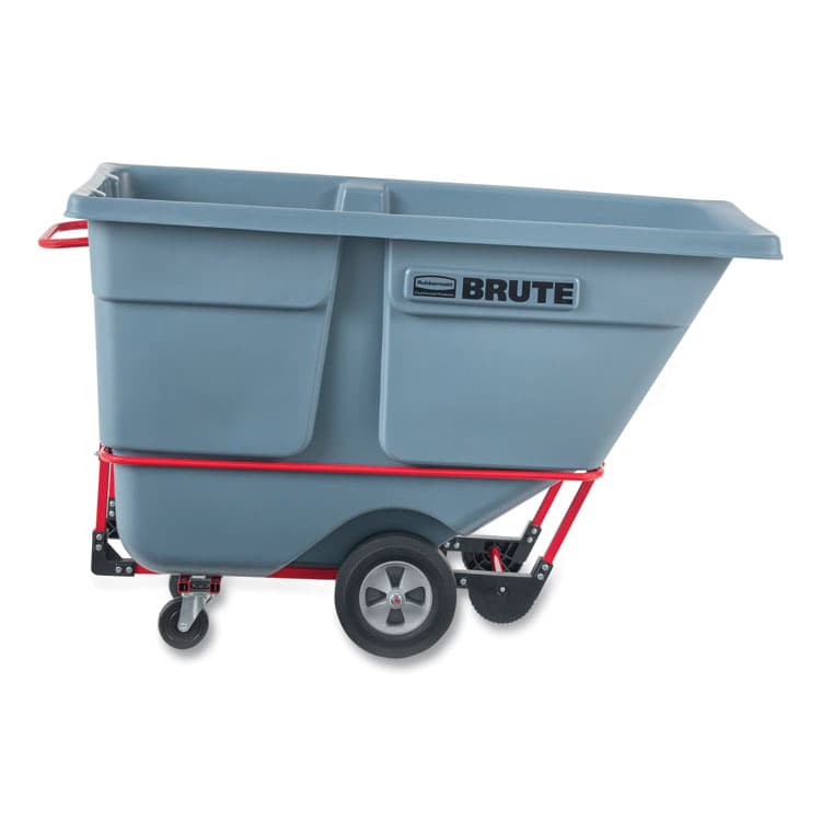 RUBBERMAID COMMERCIAL PROD. 1 cu yd BRUTE DURATILT Frame Tilt Truck, Standard Duty, 1,200 lb Capacity, Gray (RCP2192462)