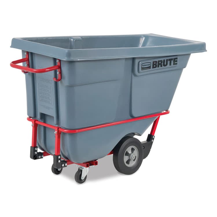 RUBBERMAID COMMERCIAL PROD. 0.5 cu yd BRUTE DURATILT Frame Tilt Truck, Standard Duty, 850 lb Capacity, Gray (RCP2192466)