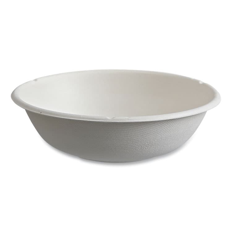 ECO-PRODUCTS,INC. Vanguard Renewable and Compostable Sugarcane Bowls, 16 oz, White, 800/Carton (ECOEPBL16CNFA)