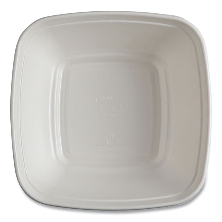 ECO-PRODUCTS,INC. Regalia Sugarcane Servingware, Bowl, 160 oz, White, 100 Bowls/Carton (ECOEPBL160LNFA) thumbnail 3