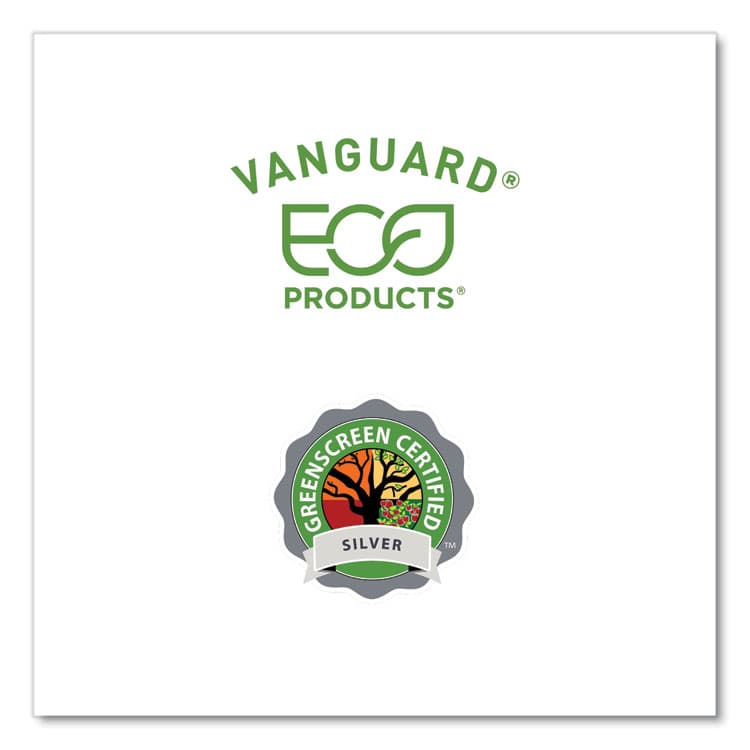 ECO-PRODUCTS,INC. Vanguard Renewable and Compostable Sugarcane Plates, 10 x 10, White, 250/Carton (ECOEPP023NFA) thumbnail 2