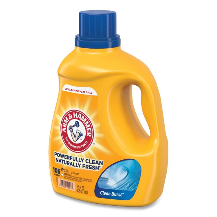 CHURCH & DWIGHT CO., Dual HE Clean-Burst Liquid Laundry Detergent, 105 oz Bottle, 4/Carton (CDC3320050024) thumbnail 4