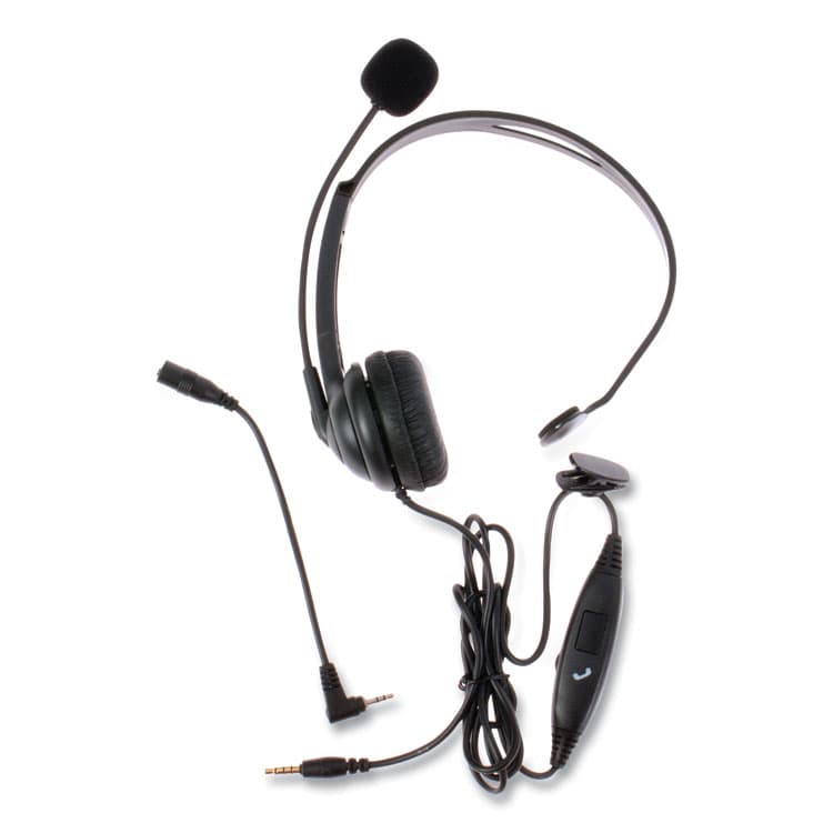 SPRACHT ZuM ZuM350M Monaural Over The Head Headset, Black (SPTZUM350M)