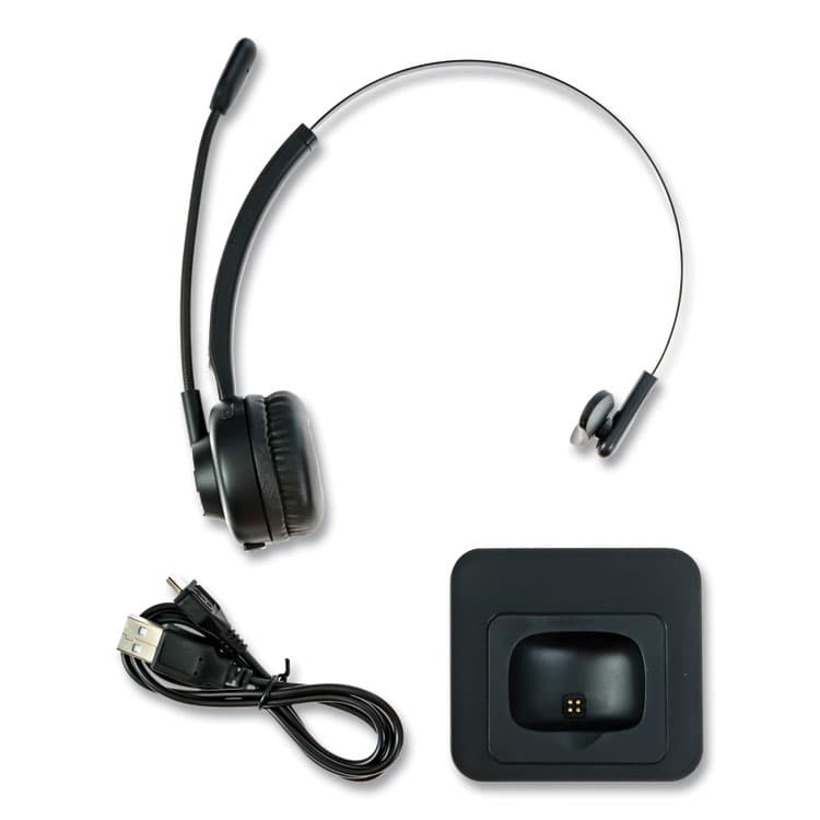 SPRACHT ZuM BT Mobile Office Monaural Over The Head Headset, Black (SPTZUMBT)